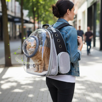 Ease-In Cat Carrier — Space Capsule Backpack