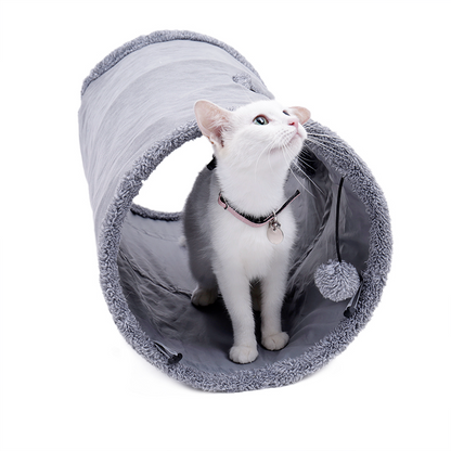 Guilt-Free Cat Tunnel — Long Play Tunnel for Bored, Home-Alone Cats