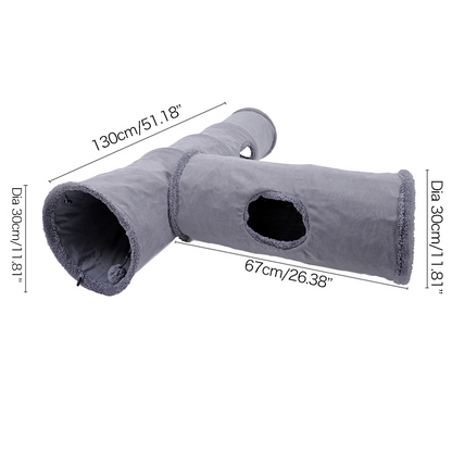 Guilt-Free Cat Tunnel — Long Play Tunnel for Bored, Home-Alone Cats